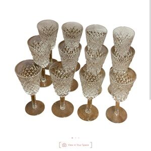 Waterford Crystal Sherry Glasses Set